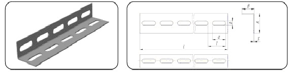 Уголок перфорированный к236